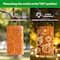 Glitzhome® 10.75" Fall Metal Pumpkin Solar Powered LED Lantern